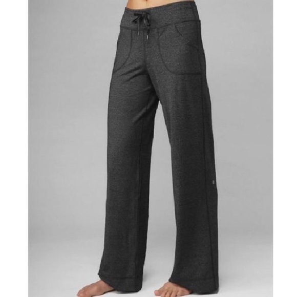 lululemon athletica Pants - Lululemon Be Still Wide Leg Pants in Heather Grey